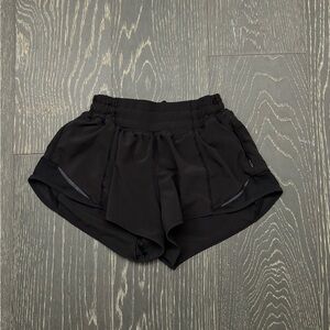 Black Lululemon hottie hot shorts